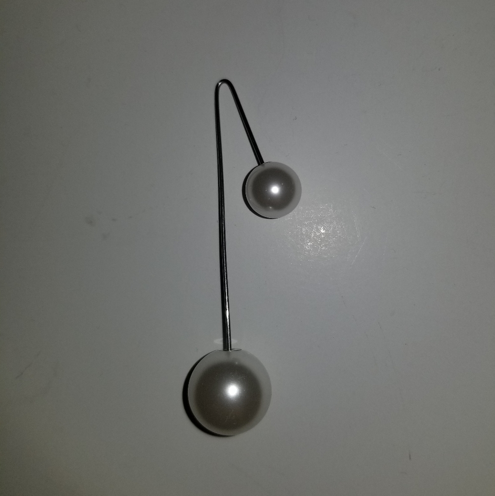 Nwot Unique Abstract Interchangeable Ball Earrings - image 2
